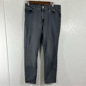 Jen 7 Charcoal Gray Skinny Jeans for Women